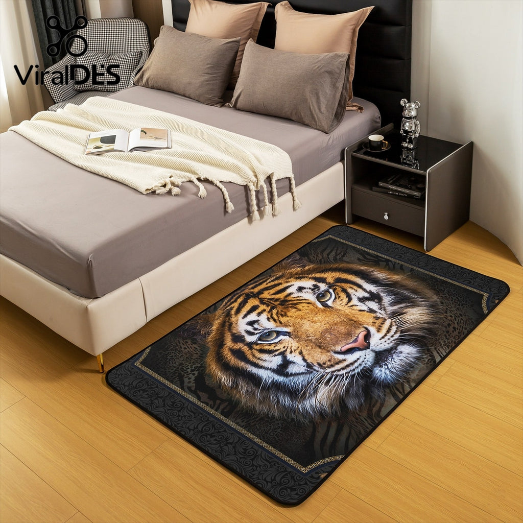 Tiger Area Rug, Animal Carpet for Doorway Living Room