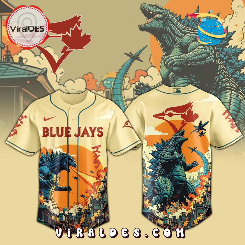 Toronto Blue Jays 2025 Godzilla Limited Edition Jersey