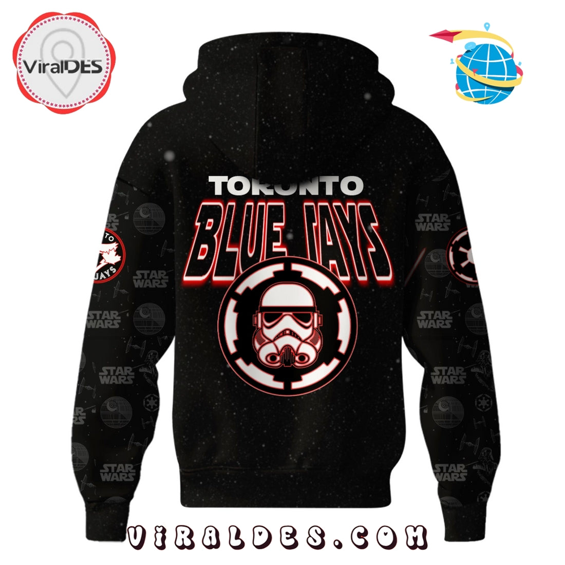 Toronto Blue Jays MLB x Star War Night Hoodie, Jogger, Cap
