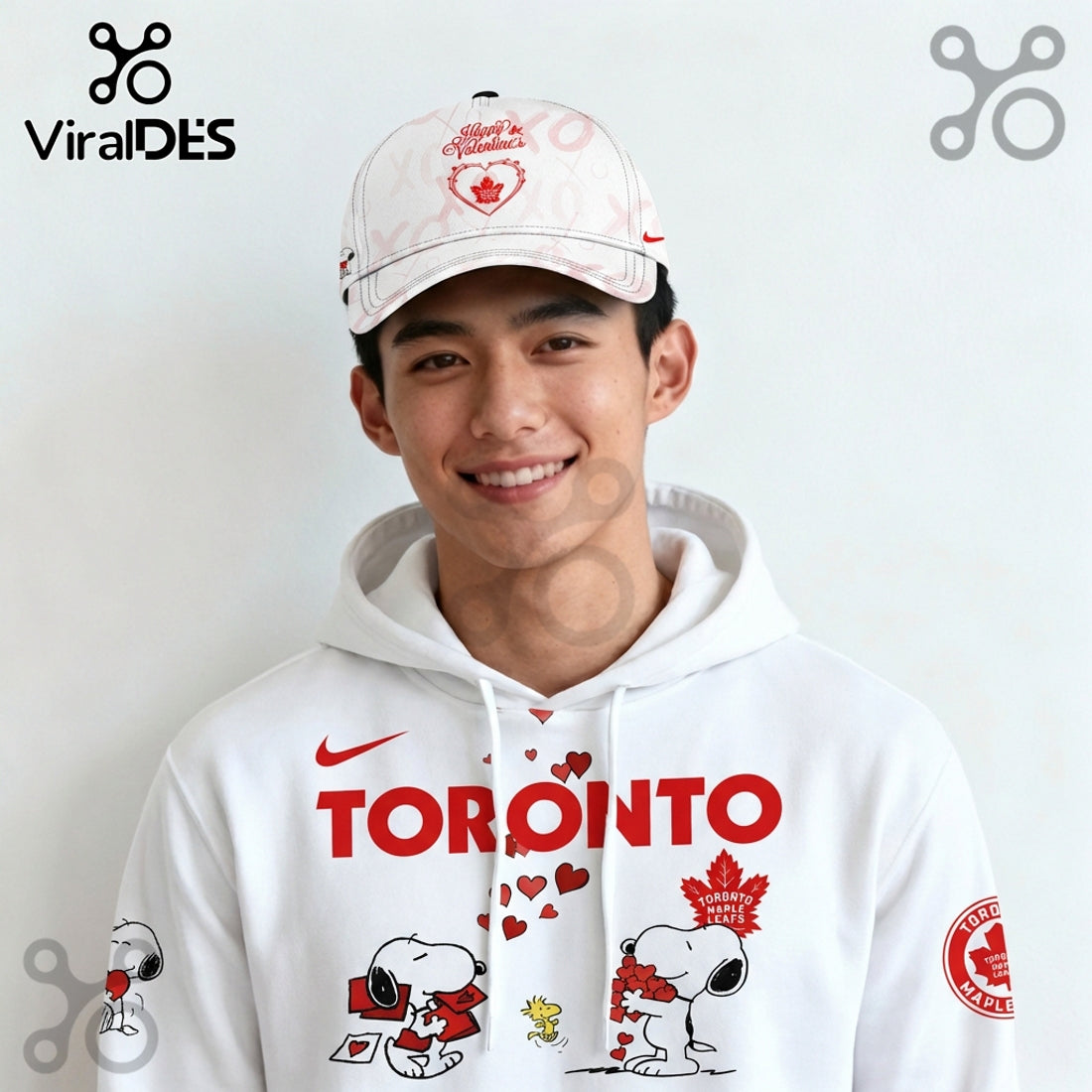 Toronto Maple Leafs NHL x Valentine Hoodie And Joggers