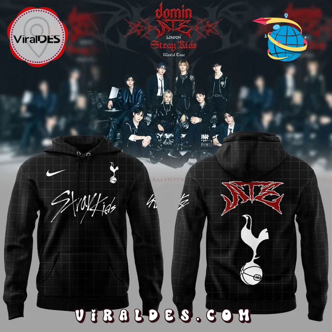 Tottenham Hotspur x Stray Kids Show 2025 Hoodie