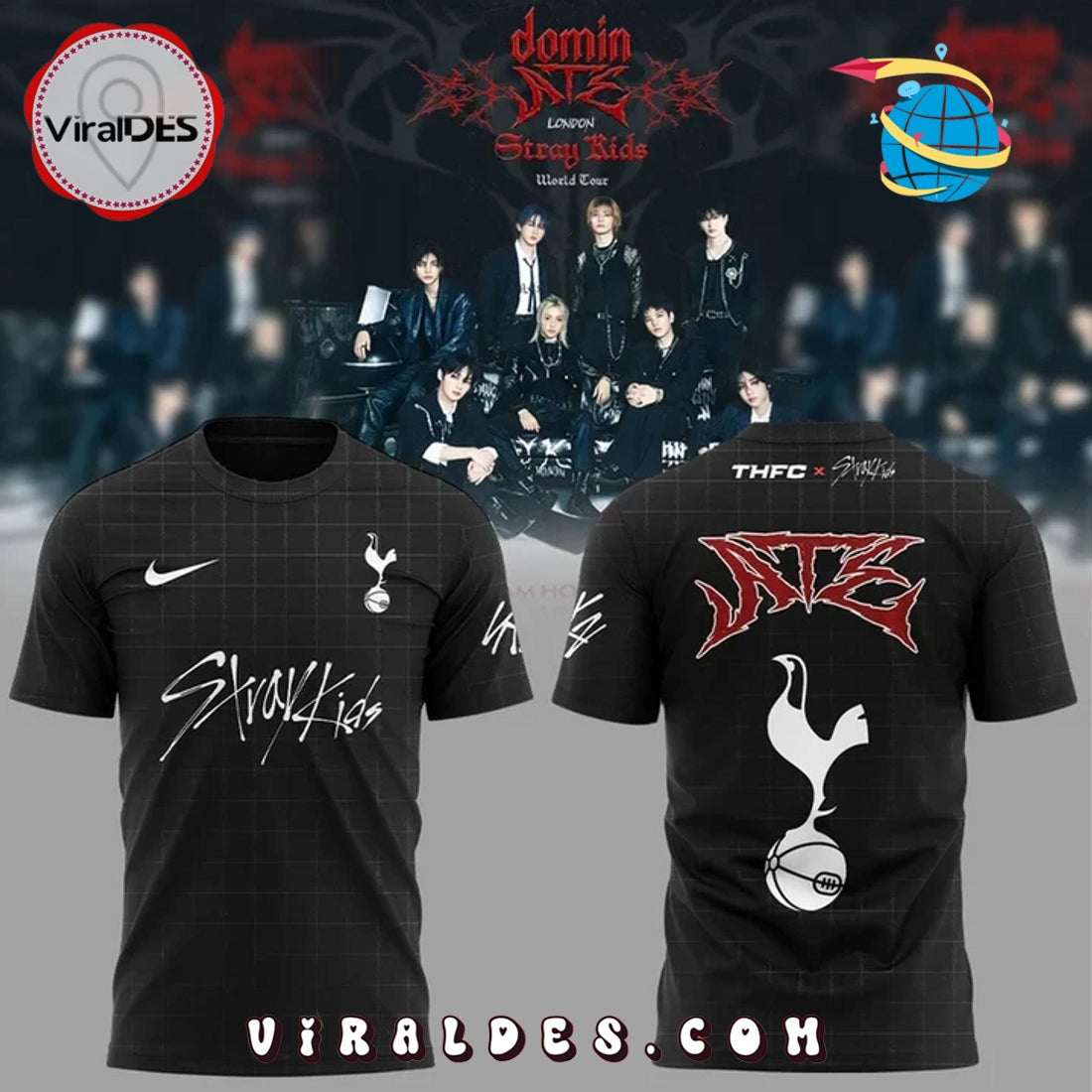 Tottenham Hotspur x Stray Kids Show 2025 Hoodie