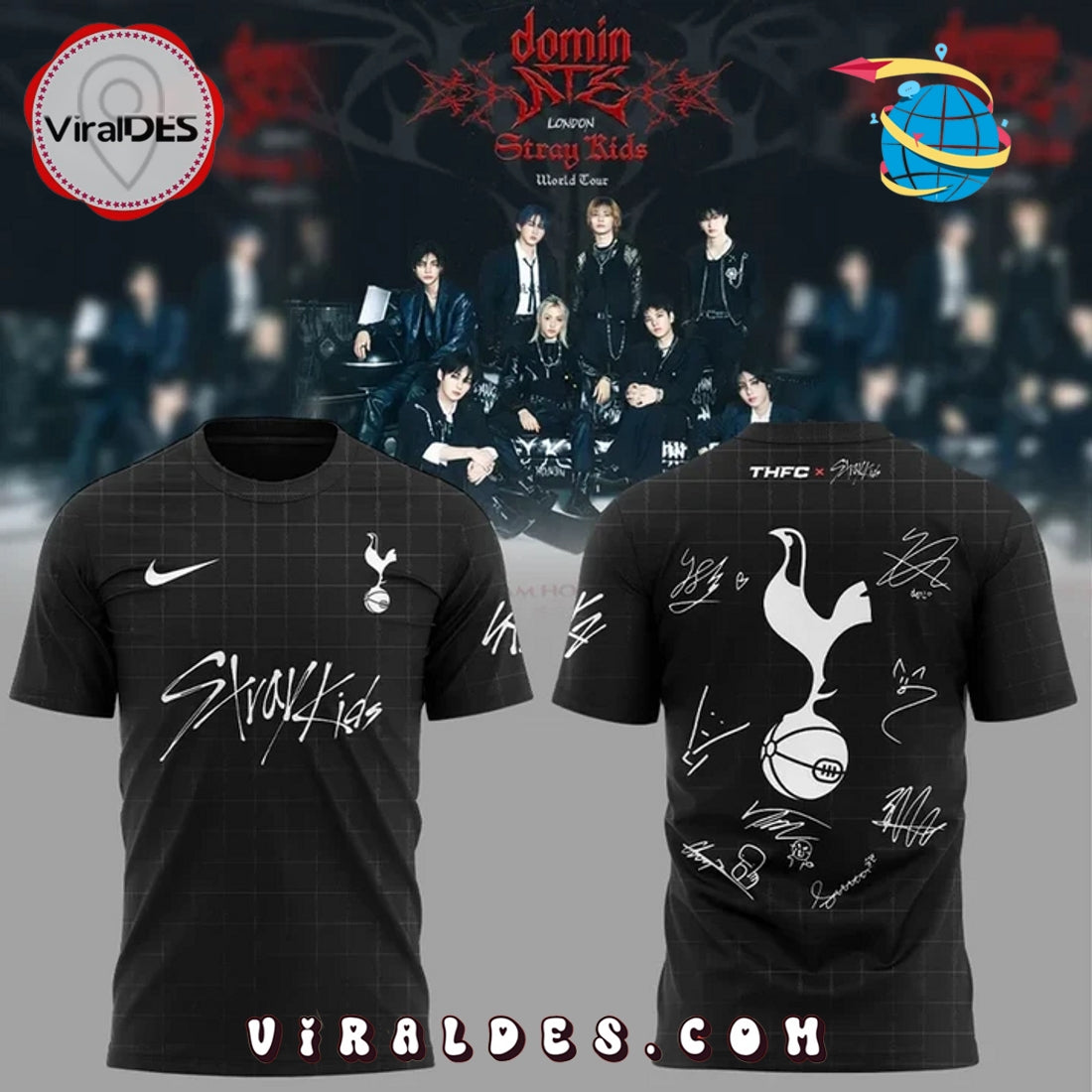 Tottenham Hotspur x Stray Kids Show Signatures Hoodie