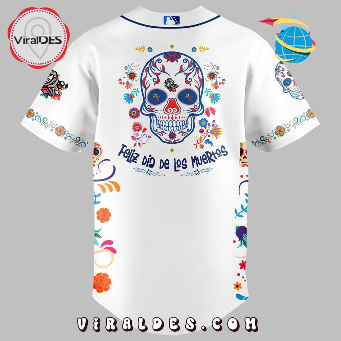 Trash Pandas Dia de los Muertos 2025 Baseball Jersey