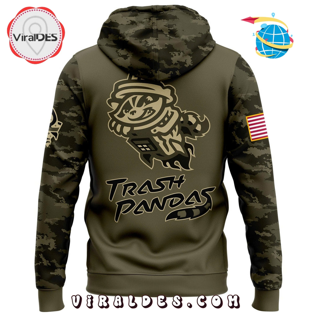 Trash Pandas Military Appreciation 2025 Hoodie, Cap
