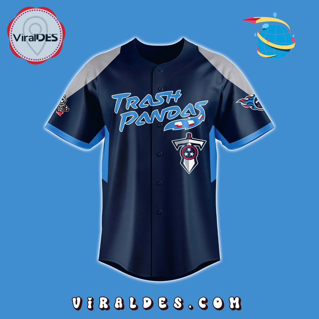 Trash Pandas x Tennessee Titans Night Jersey