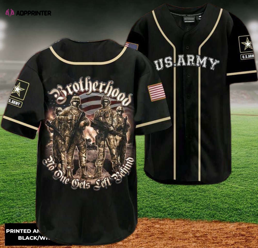 U S Army Brotherhood Baseball Jersey: Patriotic & Stylish Military Apparel - Aopprinter T-Shirts, Hoodie,... (Image 1)