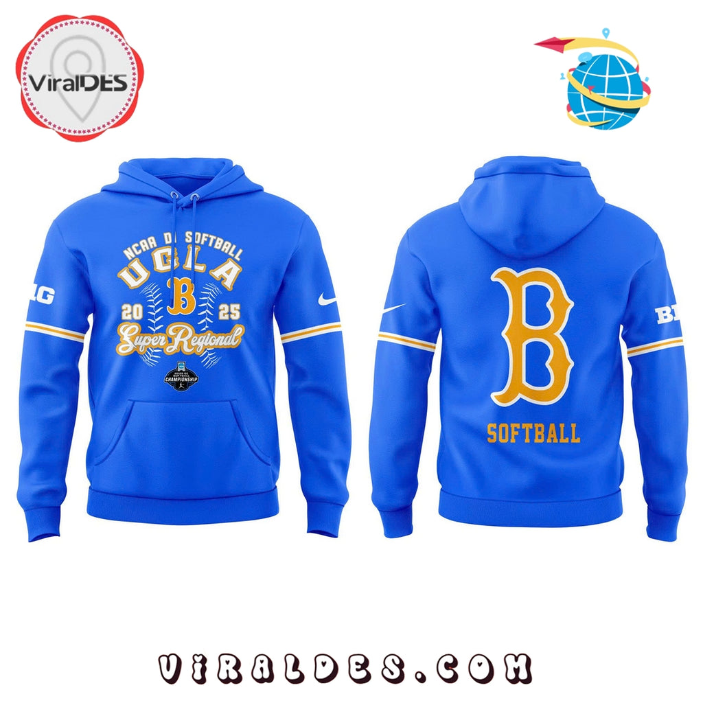 UCLA 2025 NCAA Softball Women’s Blue Hoodie, Long Pants