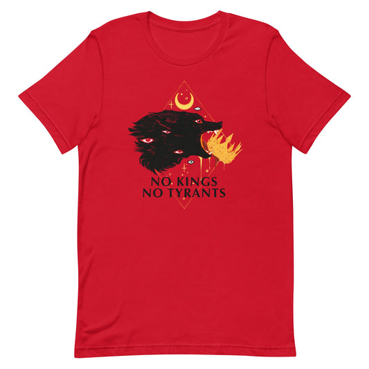 No Kings Wolf, Unisex T-Shirt