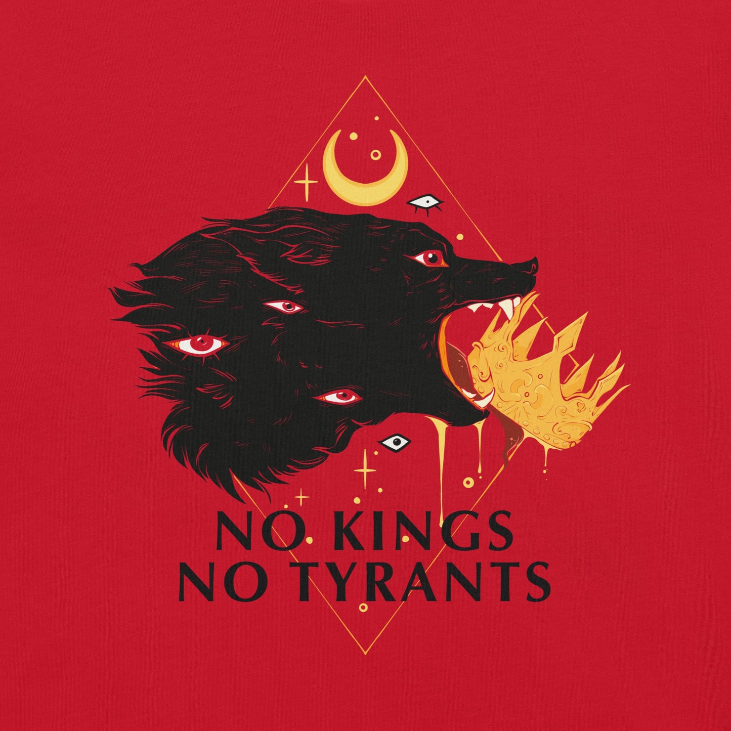 No Kings Wolf, Unisex T-Shirt