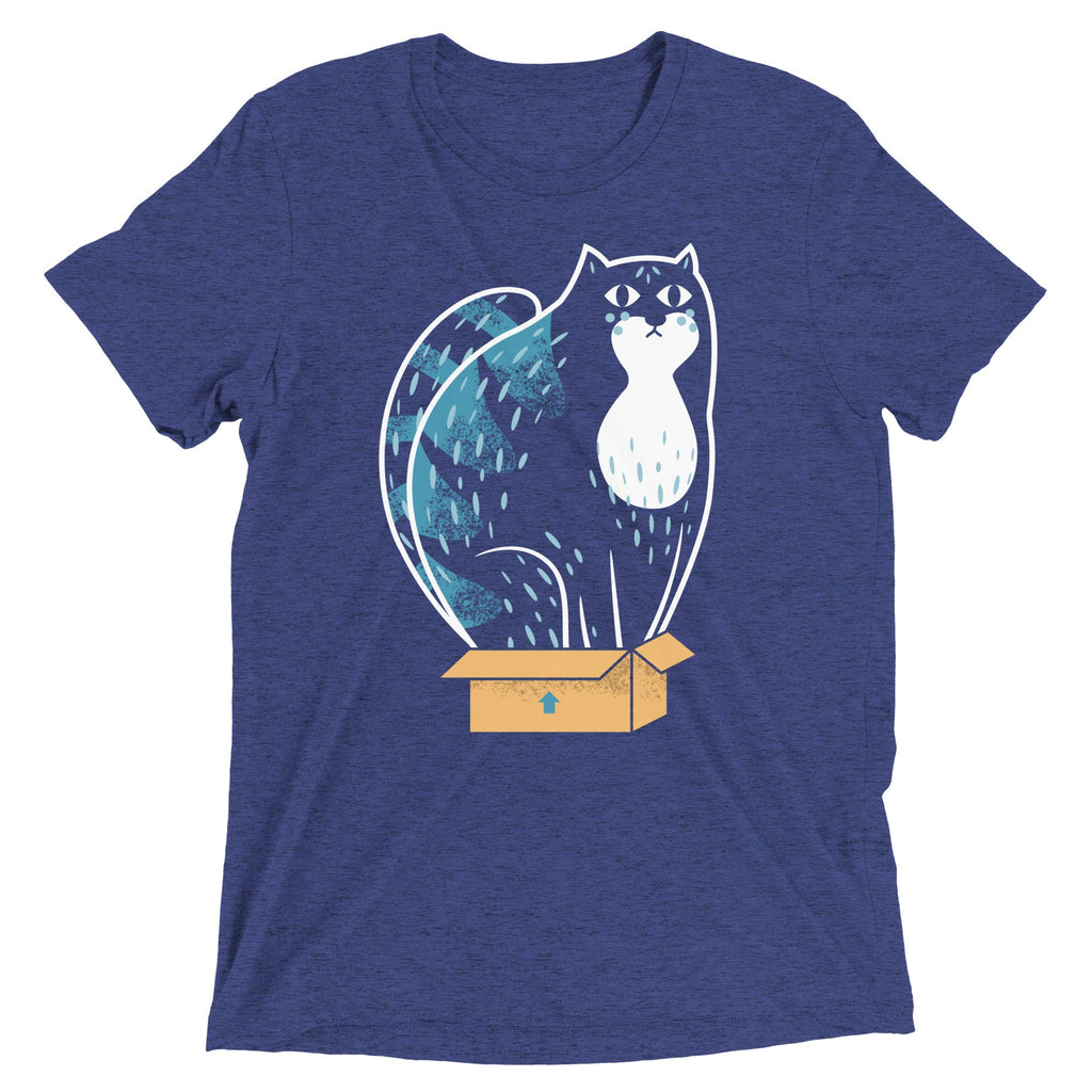 Cat In A Box Men's Tri-Blend Tee