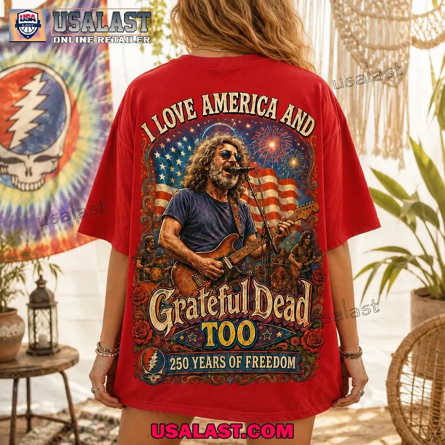 Grateful Dead Us 250th Anniversary 3D Tee Shirt