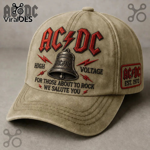 AC/DC For Those About To Rock High Voltage Baseball Cap