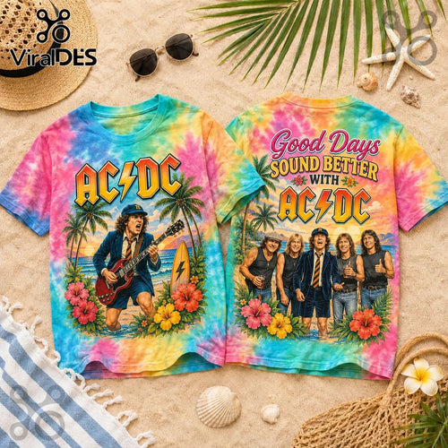 AC/DC Good Days Summer Beach 2026 T-Shirt