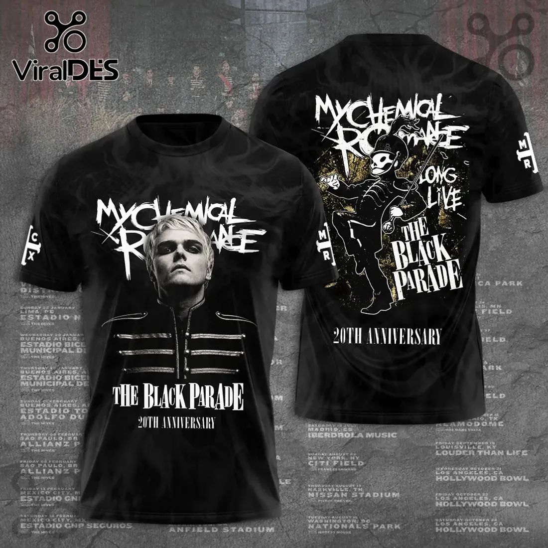 My Chemical Romance The Black Parade 20th Anniversary Tour Fan Hoodie