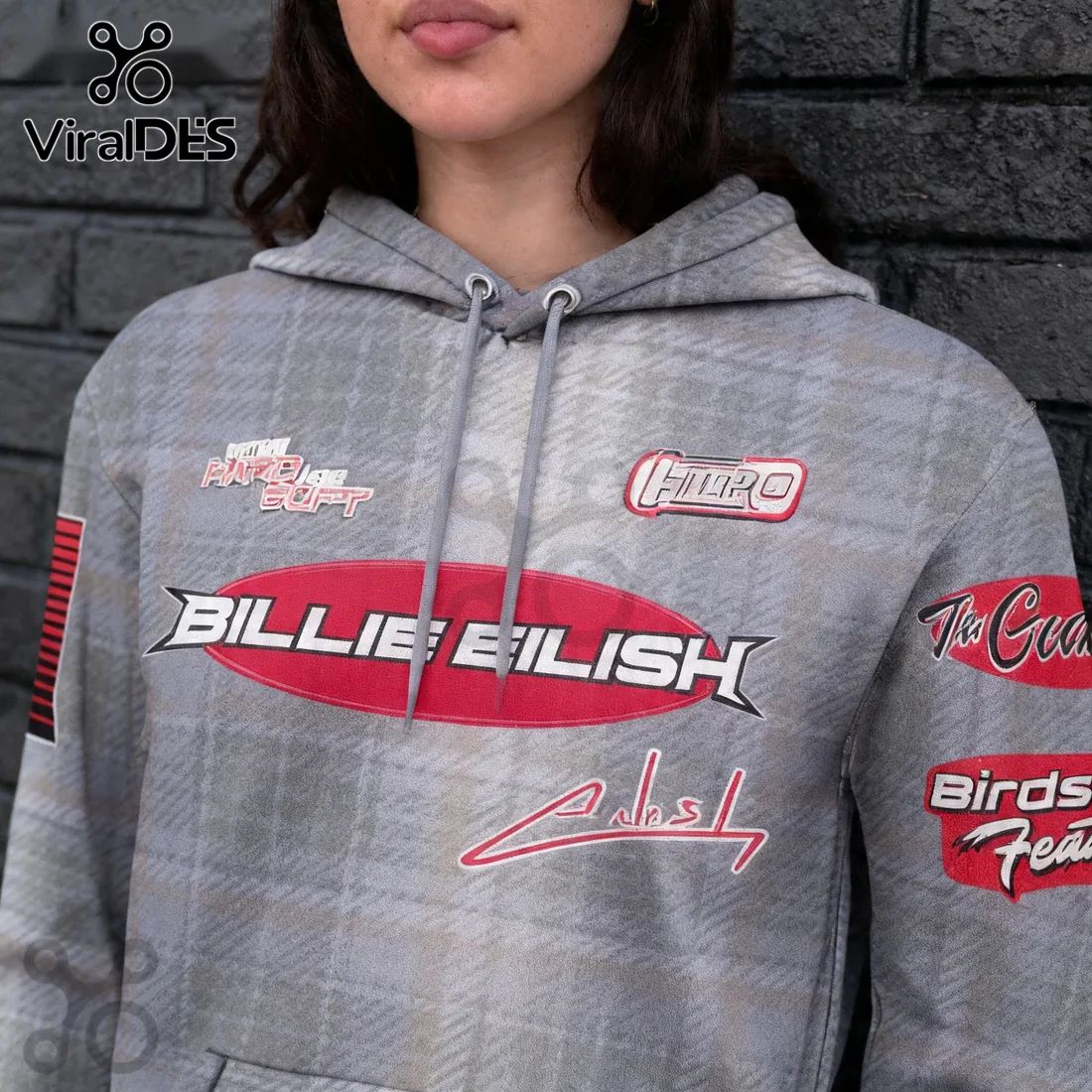 Billie Eilish Birds of a Feather Album Merch Pullover Hoodie
