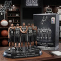 NBA Spurs Legends Commemorative 5 Hall of Fame Acrylic Plaque