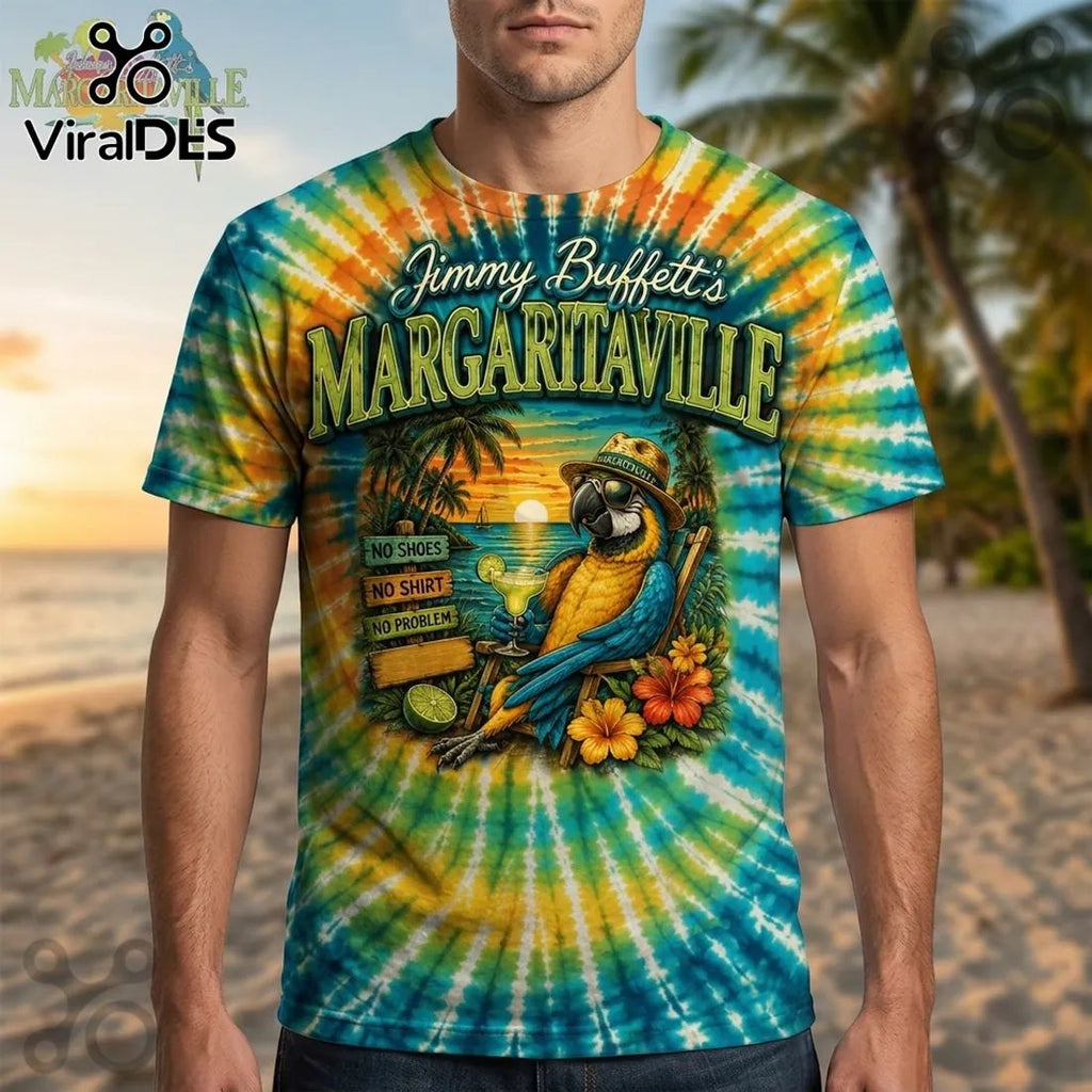 Jimmy Buffett Margaritaville Parrot No Shoes No Shirt