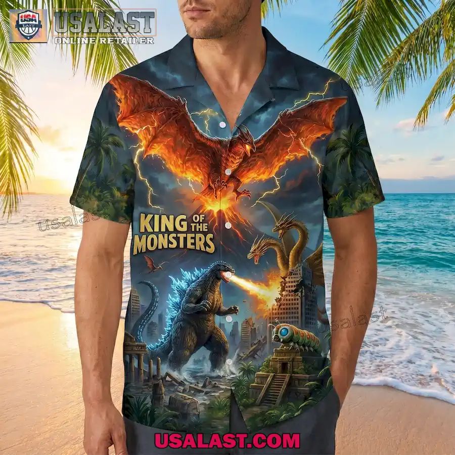 Godzilla King Of The Monsters Hawaiian Shirt