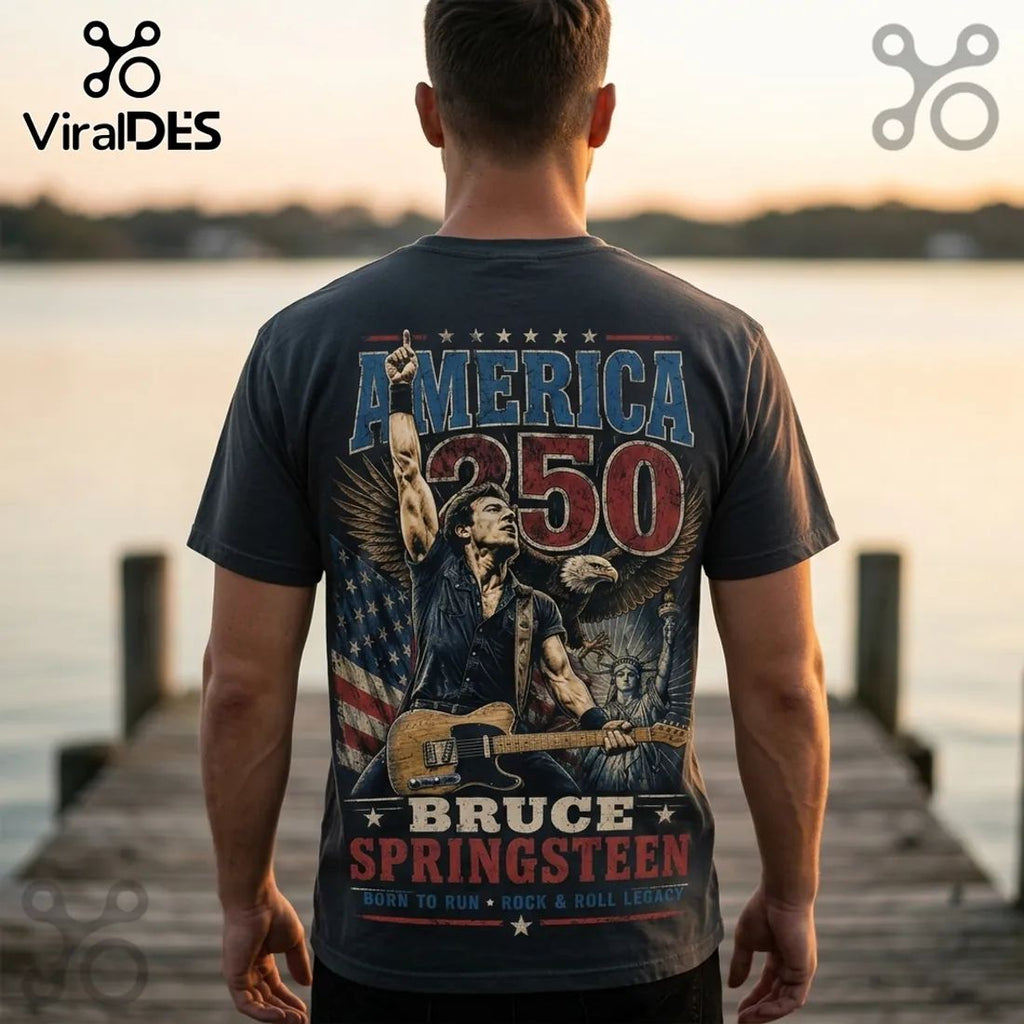 Bruce Springsteen 1978 Tour Anniversary America 250 T-shirt