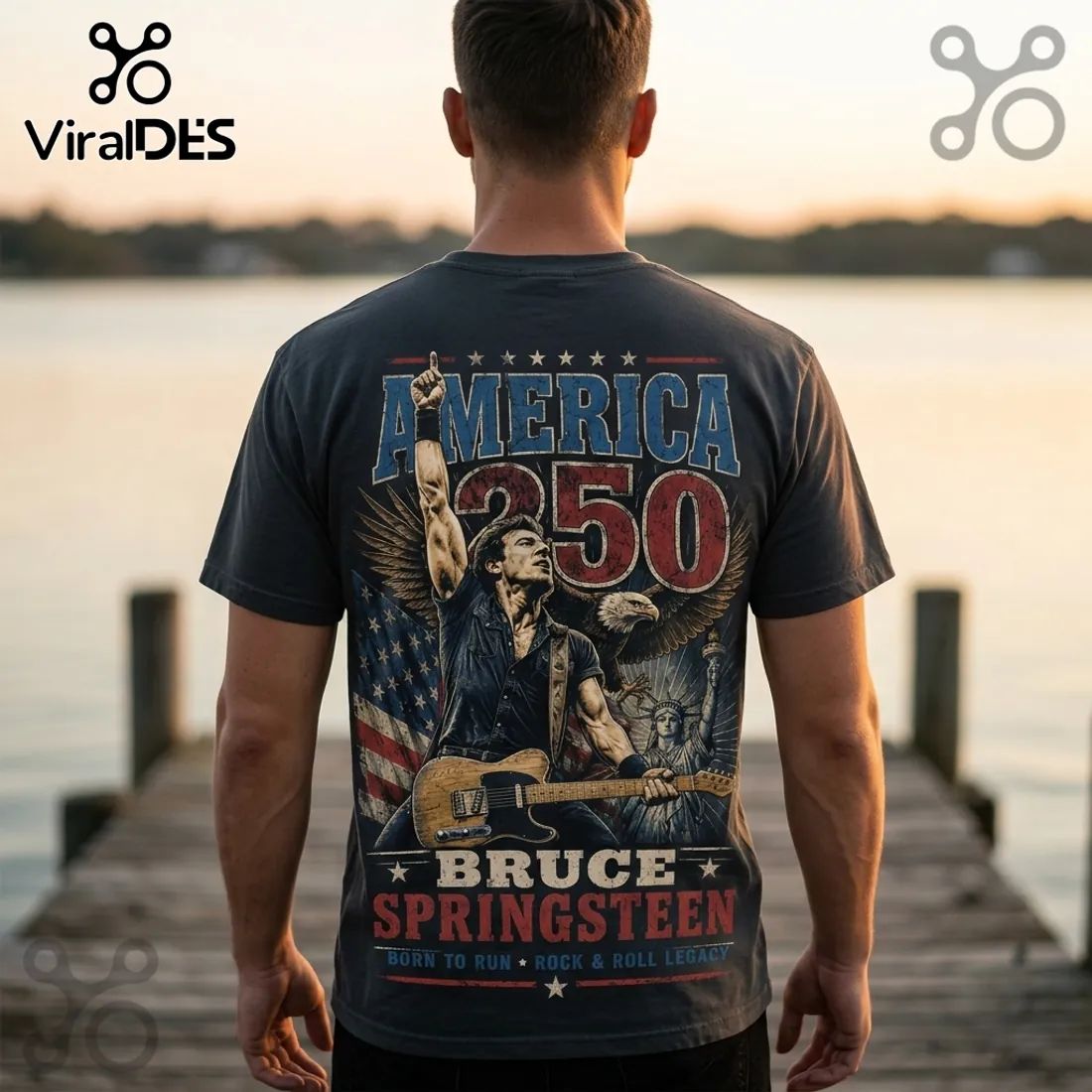 Bruce Springsteen 1978 Tour Anniversary America 250 T-shirt