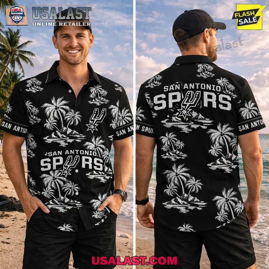 San Antonio Spurs Tropical Hawaiian Shirt