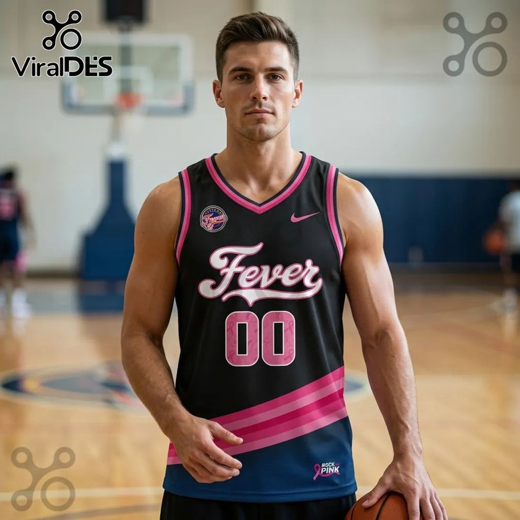 Indiana Fever x Rock The Pink 2026 Limited Edition Jersey Tank Top