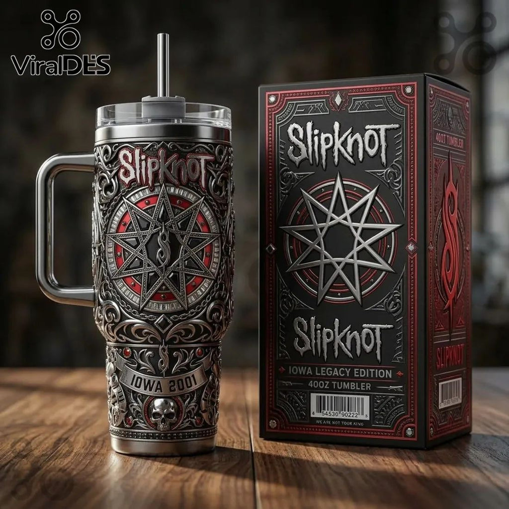 Slipknot Iowa Legacy Edition 2001 Stainless Steel 40oz Tumbler