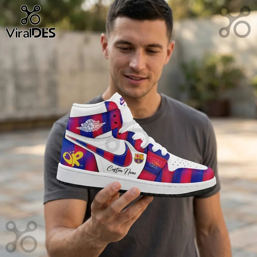 FC Barcelona x Olivia Rodrigo Limited Edition High-Top Sneakers