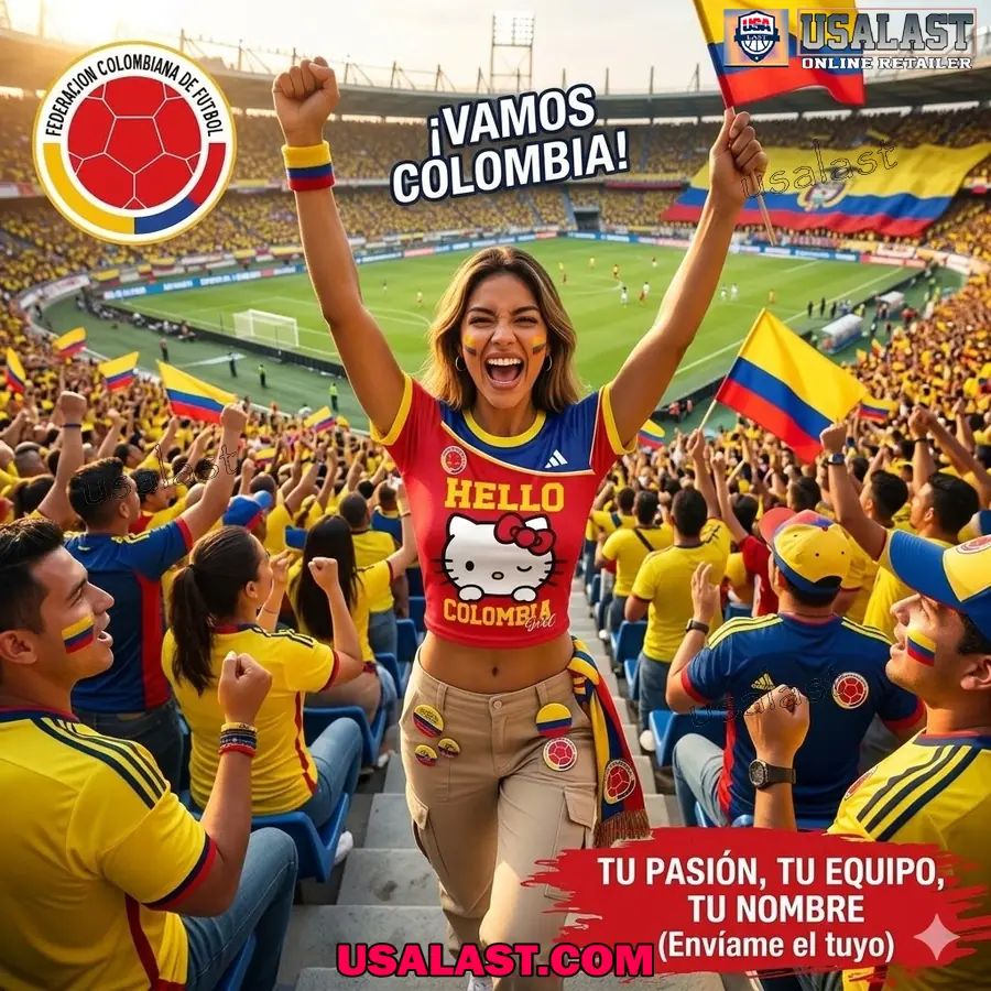 Personalized Colombia World Cup 2026 Women Baby Tee