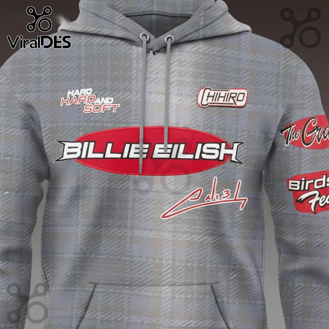 Billie Eilish Birds of a Feather Album Merch Pullover Hoodie