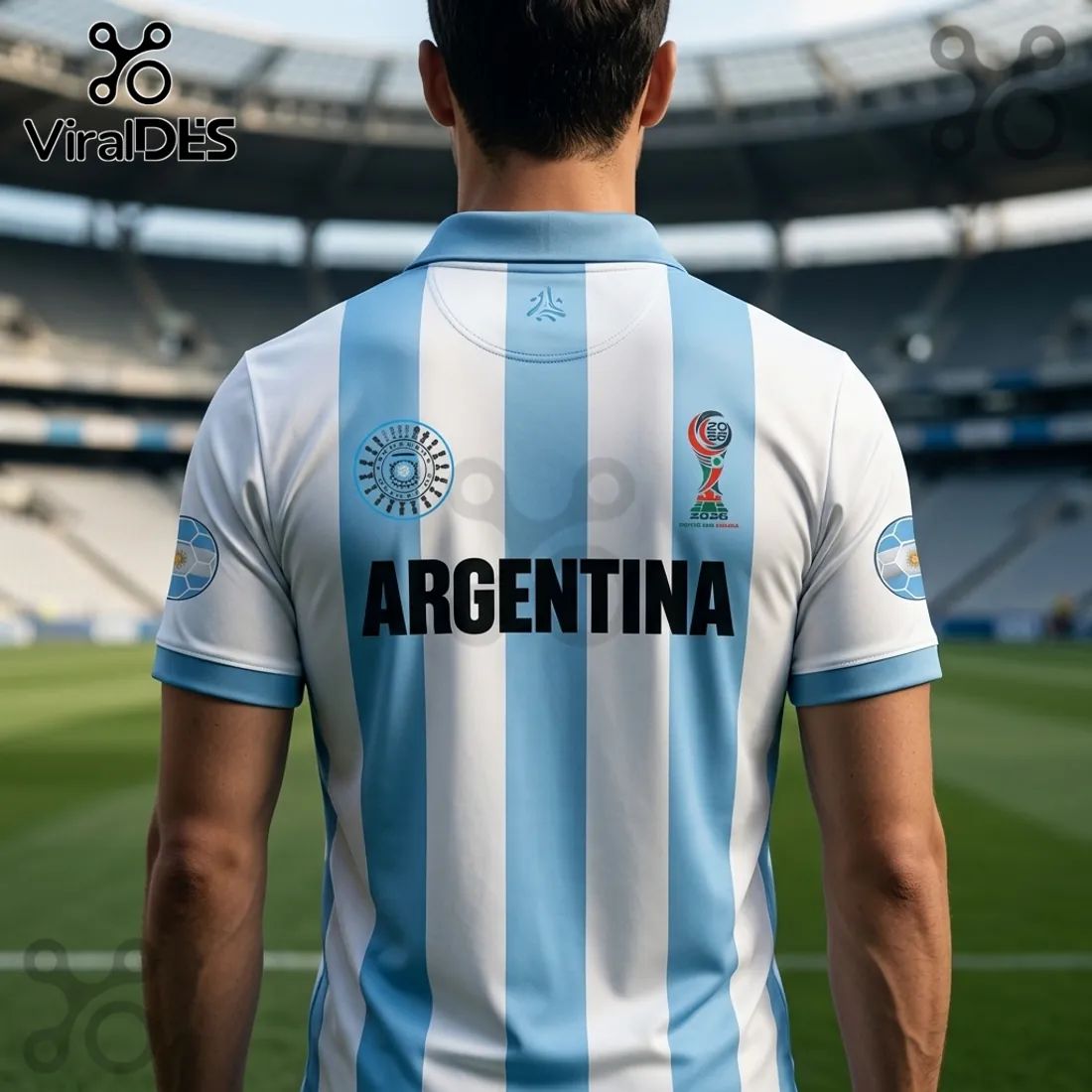 Argentina National Football Team 2026 World Cup Polo Shirt