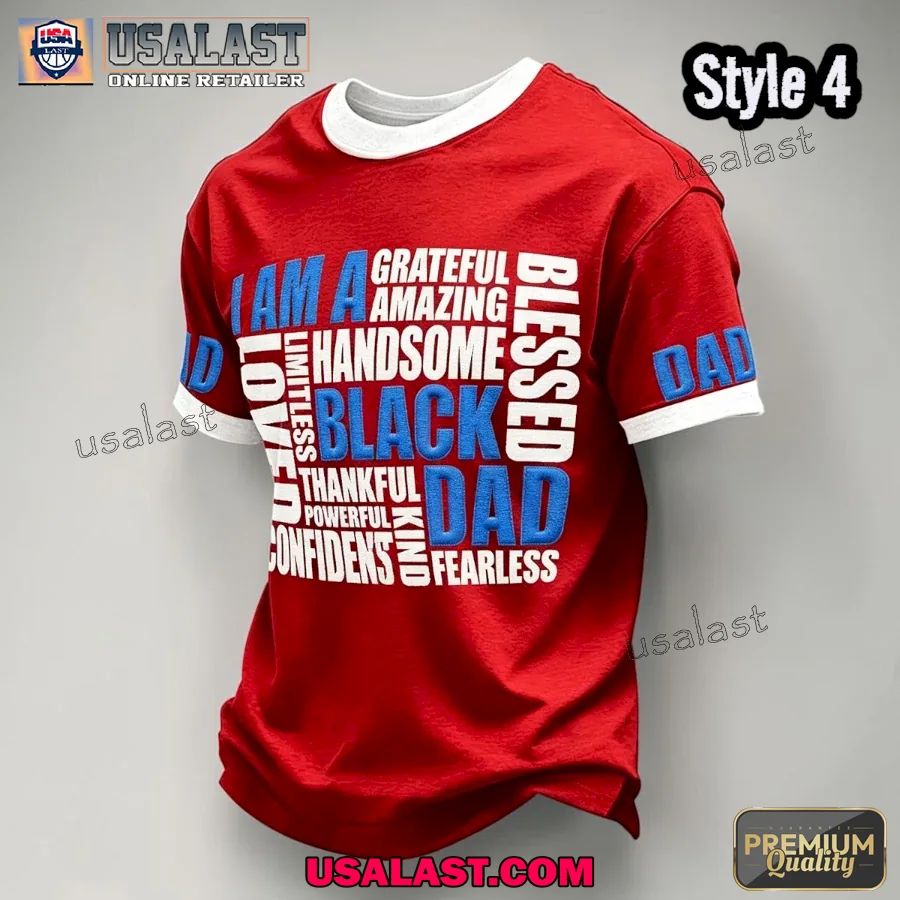 I Am A Black Dad Father’s Day T-Shirt