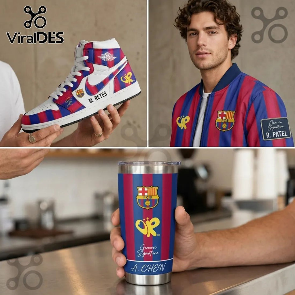 FC Barcelona x Olivia Rodrigo Limited Edition High-Top Sneakers