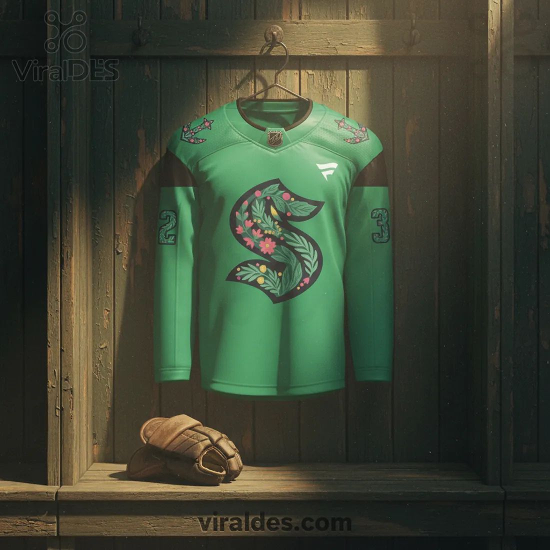 Seattle Kraken Green Night Limited Edition Custom Hockey Jersey