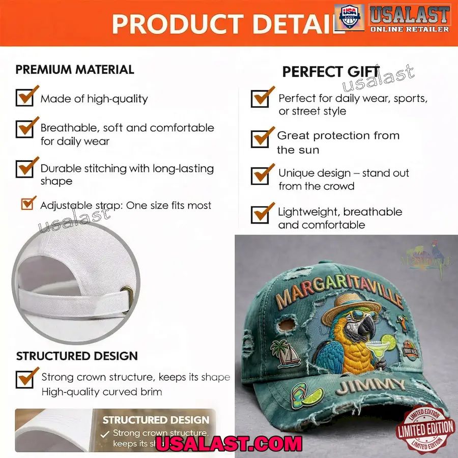 Jimmy Buffett Margaritaville Summer Party Classic Cap