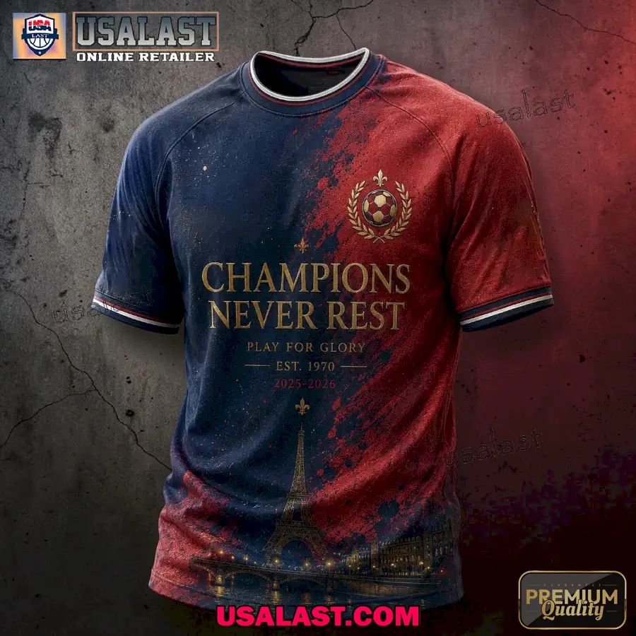 Paris Saint-Germain 2026 UEFA Champions Never Rest 3D Shirt