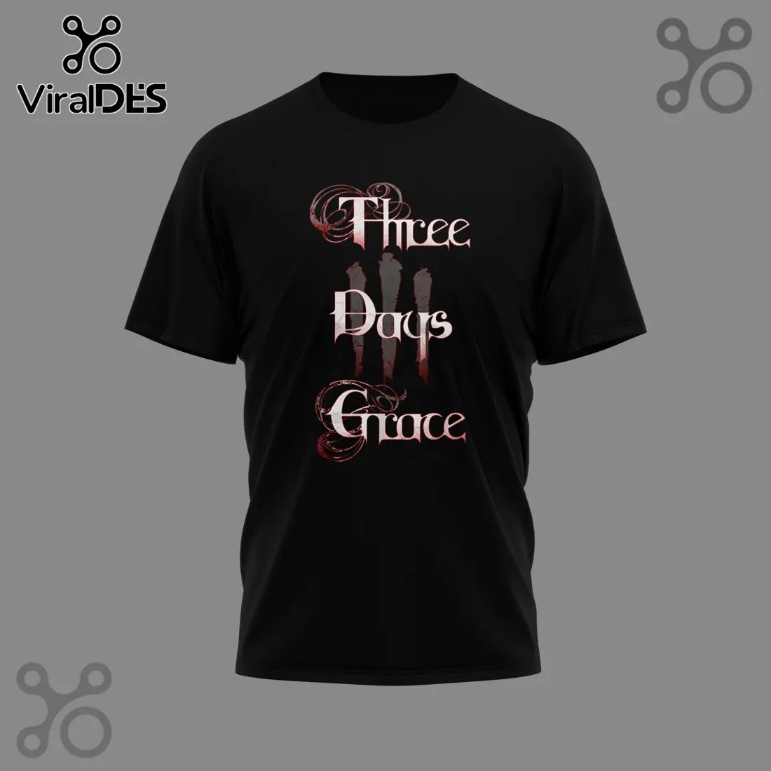 Three Days Grace Alienation Tour Official Band Merch Concert Dates T-Shirt