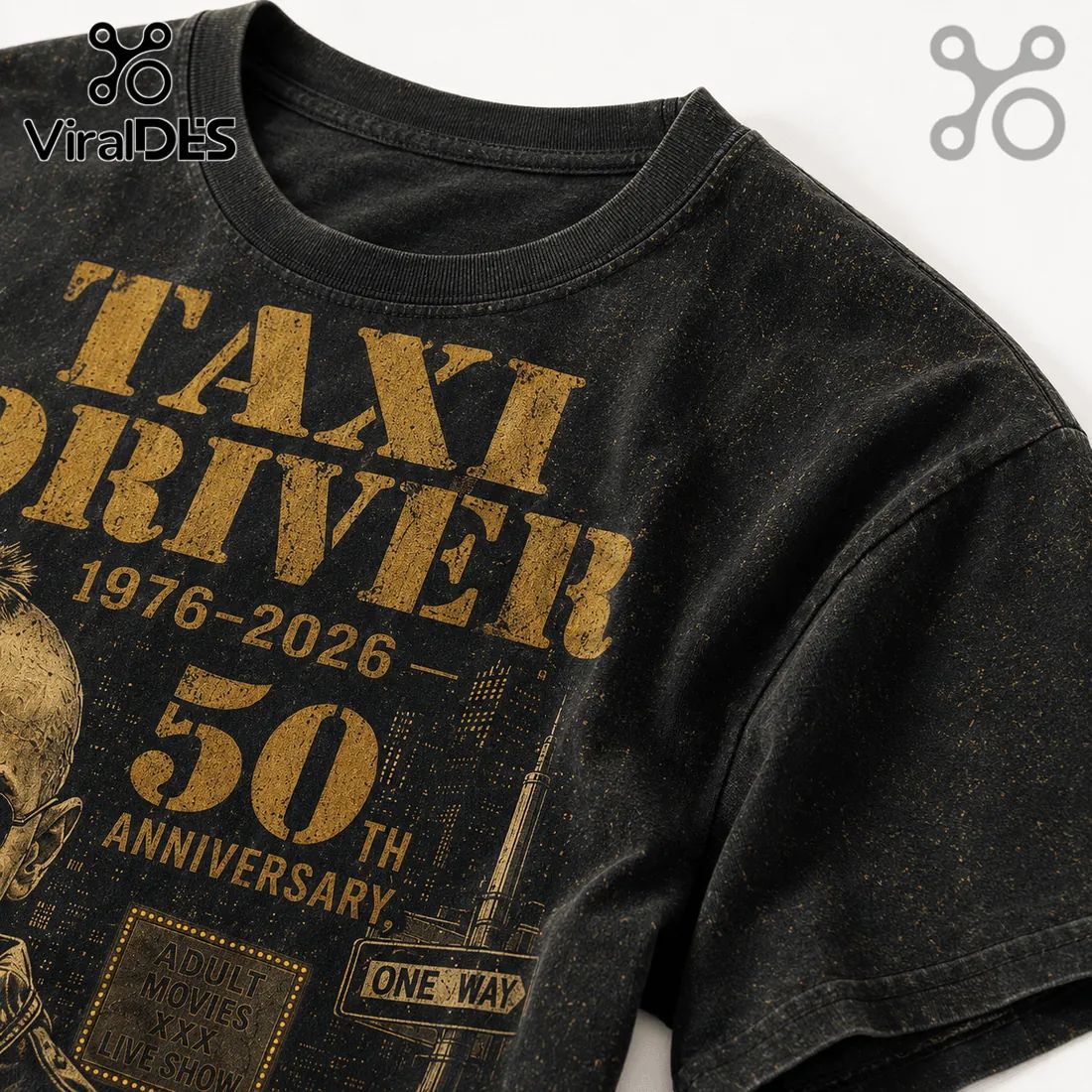 Taxi Driver 50th Anniversary 1976-2026 Travis Bickle T-Shirt