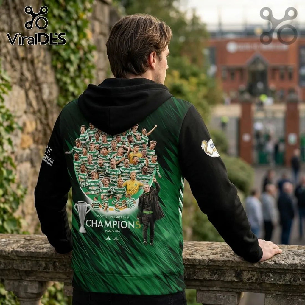Celtic FC Scottish Premiership Champions 2025/2026 Hoodie