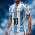 Premium Argentina 3-Star World Cup Football Shirt
