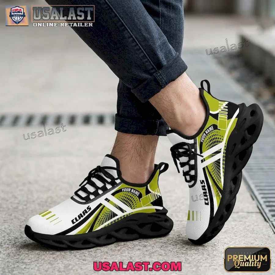 Claas Tractor Personalized Max Soul Shoes
