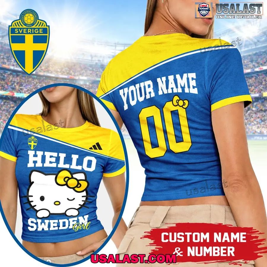 Personalized Sweden World Cup 2026 Women Baby Tee