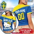 Personalized Sweden World Cup 2026 Women Baby Tee