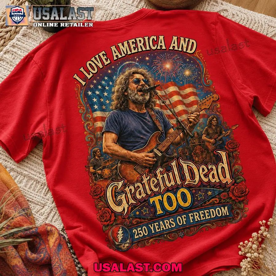 Grateful Dead Us 250th Anniversary 3D Tee Shirt