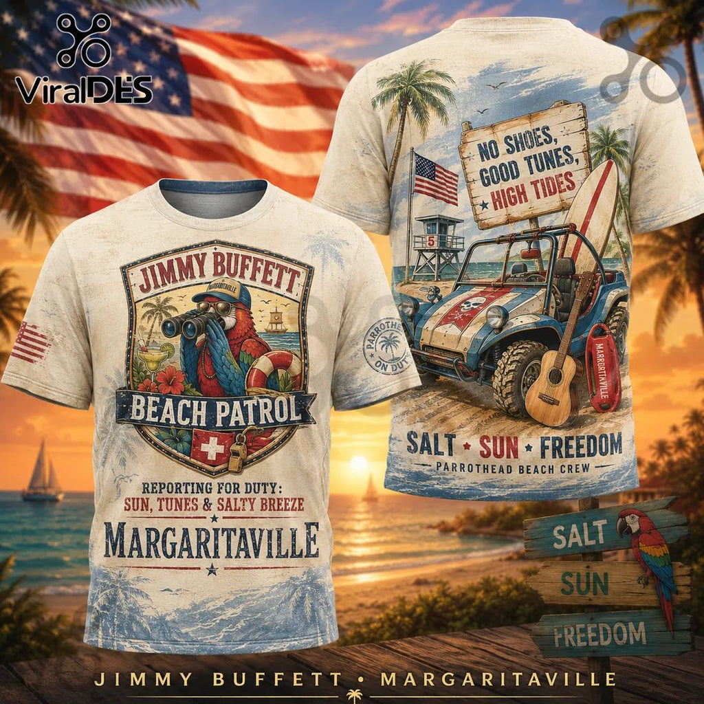 Jimmy Buffett Margaritaville Beach Patrol T-Shirt