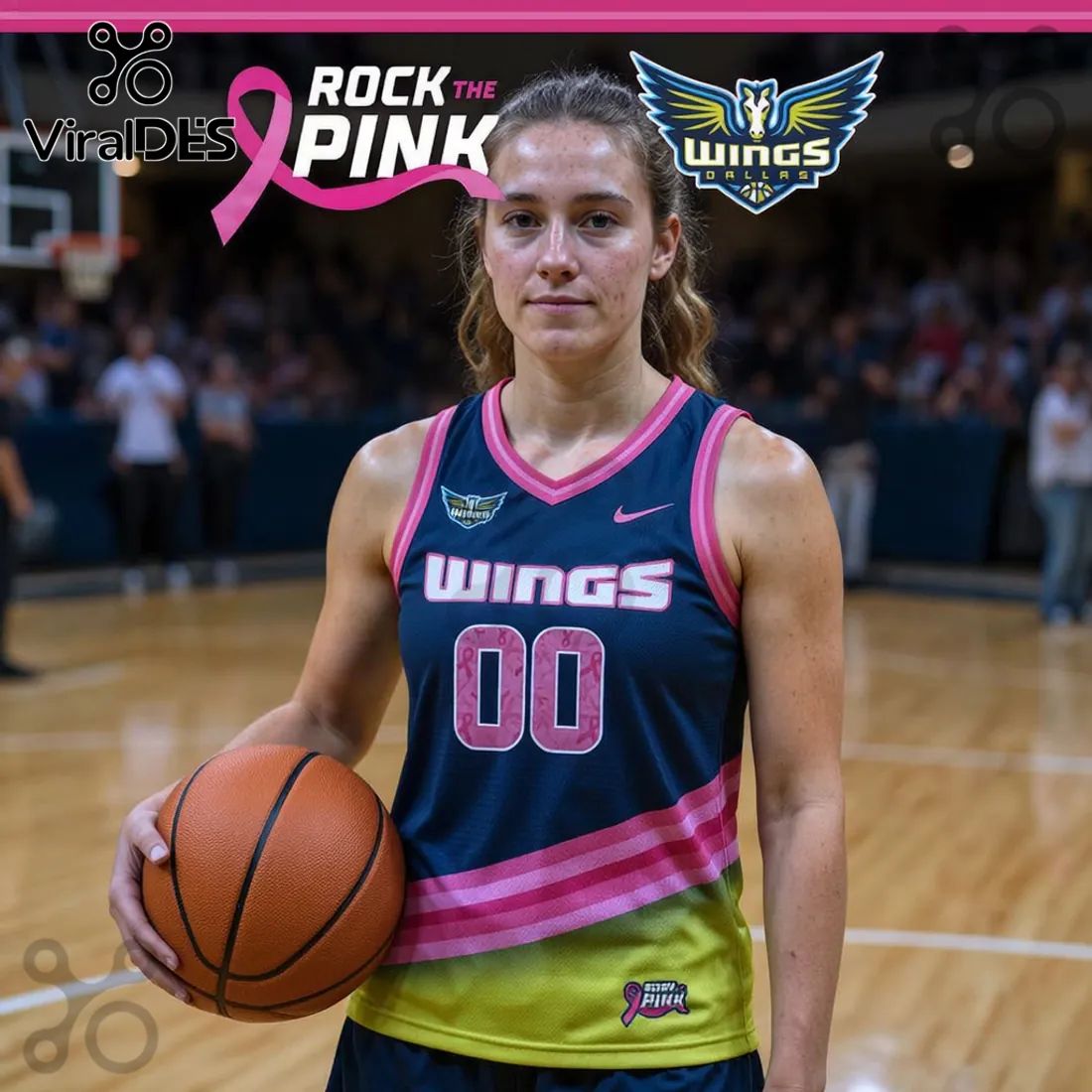 Dallas Wings x WNBA Rock The Pink 2026 Limited Edition Jersey Tank Top