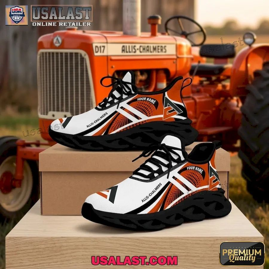 Allis Chalmers Tractor Personalized Max Soul Shoes