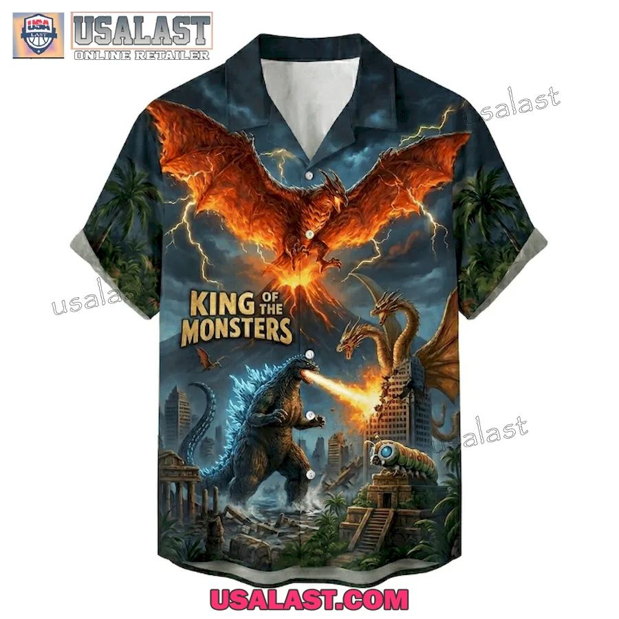 Godzilla King Of The Monsters Hawaiian Shirt
