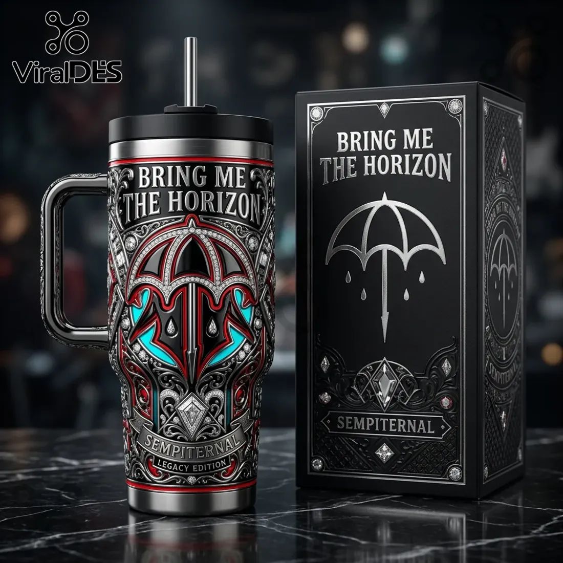 Bring Me The Horizon Sempiternal Legacy Edition Collectible 40oz Tumbler